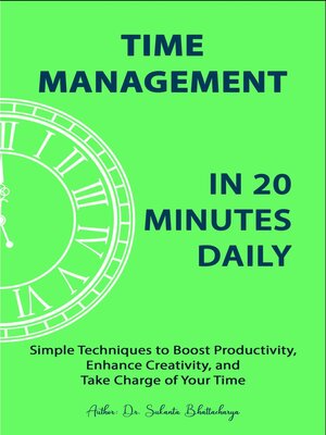 cover image of Time Management in 20 Minutes Daily